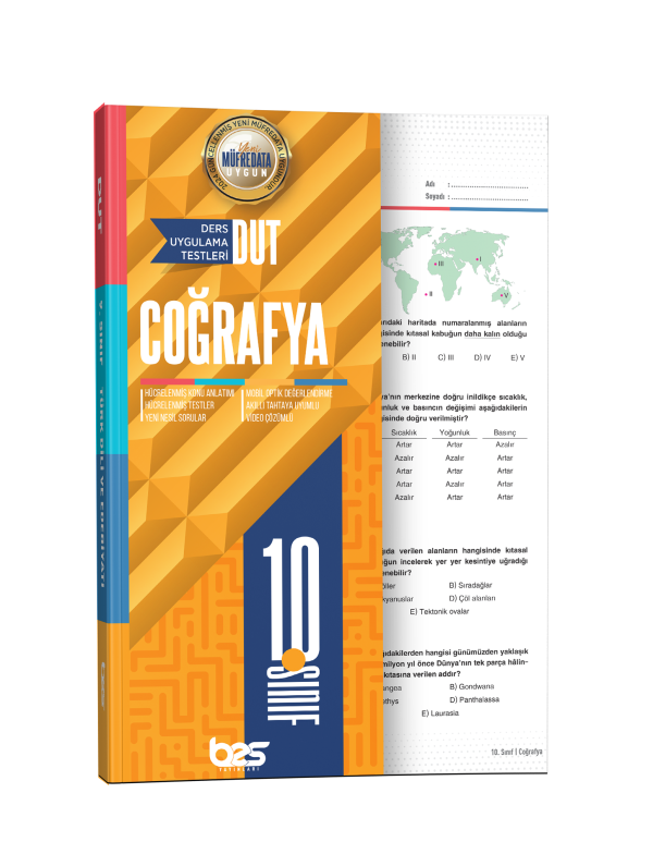 BES DUT 10.SINIF UYGULAMA TESTİ COĞRAFYA - 2026-27